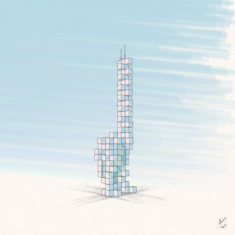 Cellular Skyscrapers #30