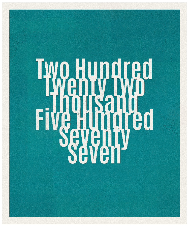 Count #222577