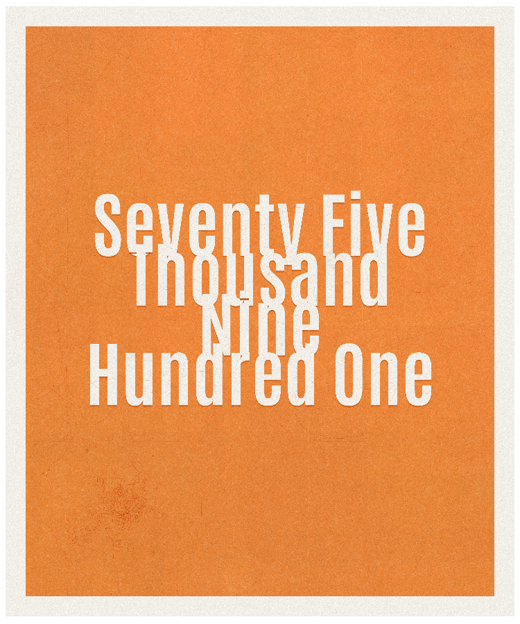 Count #75901