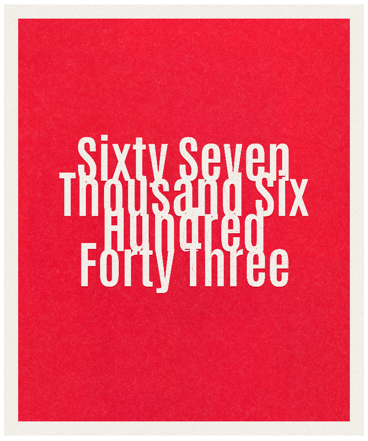 Count #67643