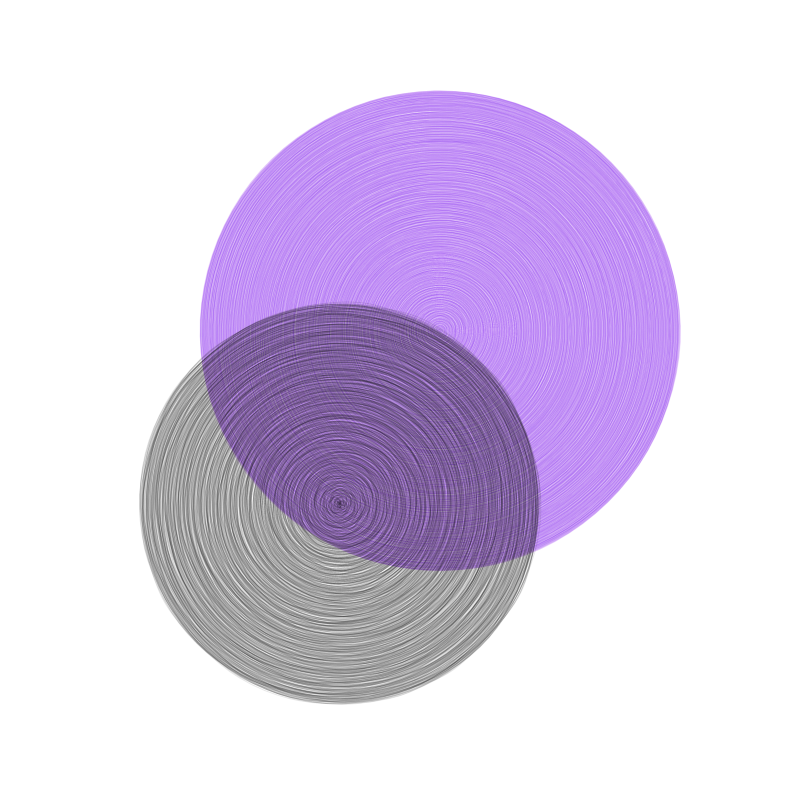 Brushed Circles #171