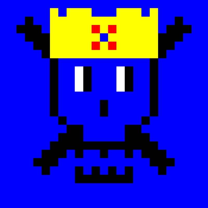 Pixel skull #9