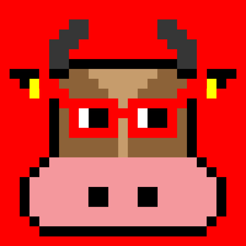 pixel cow #16