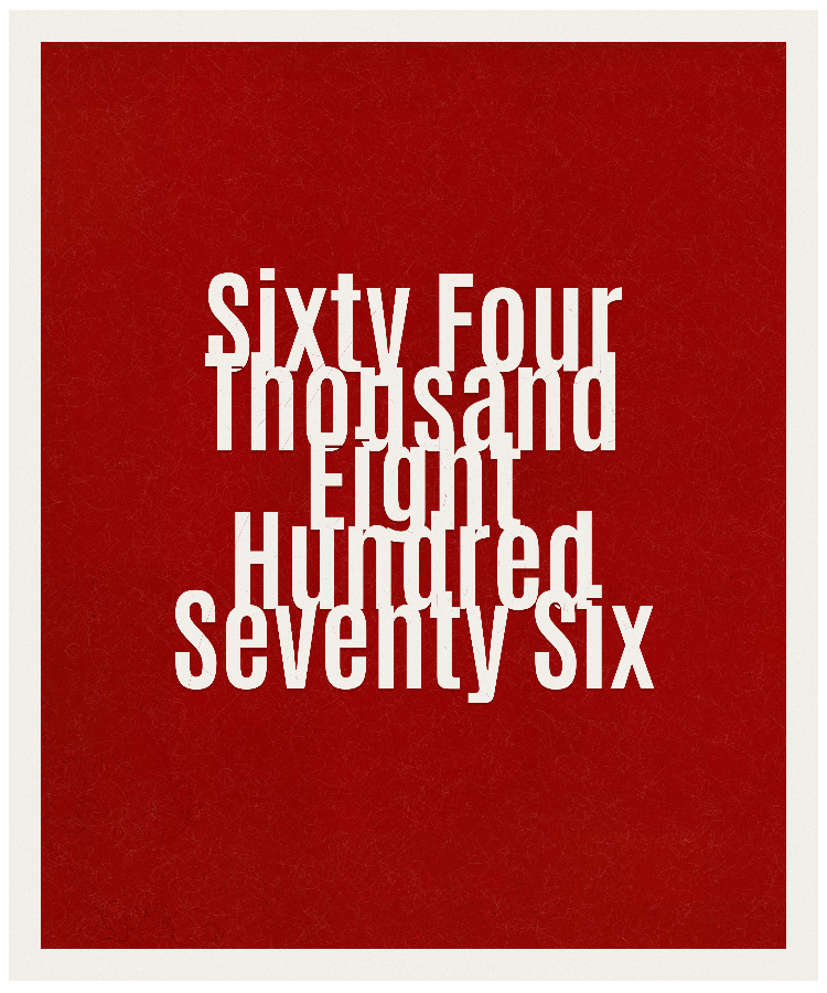 Count #64876
