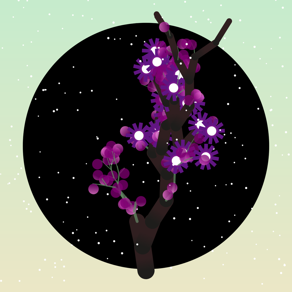 Some generative winter trees #25