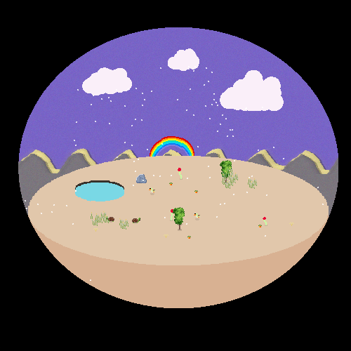 tiny terrarium world