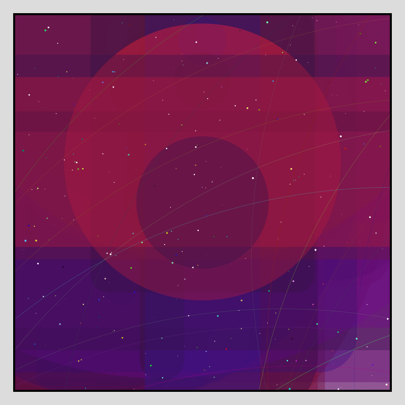 Color Field Starry B #9