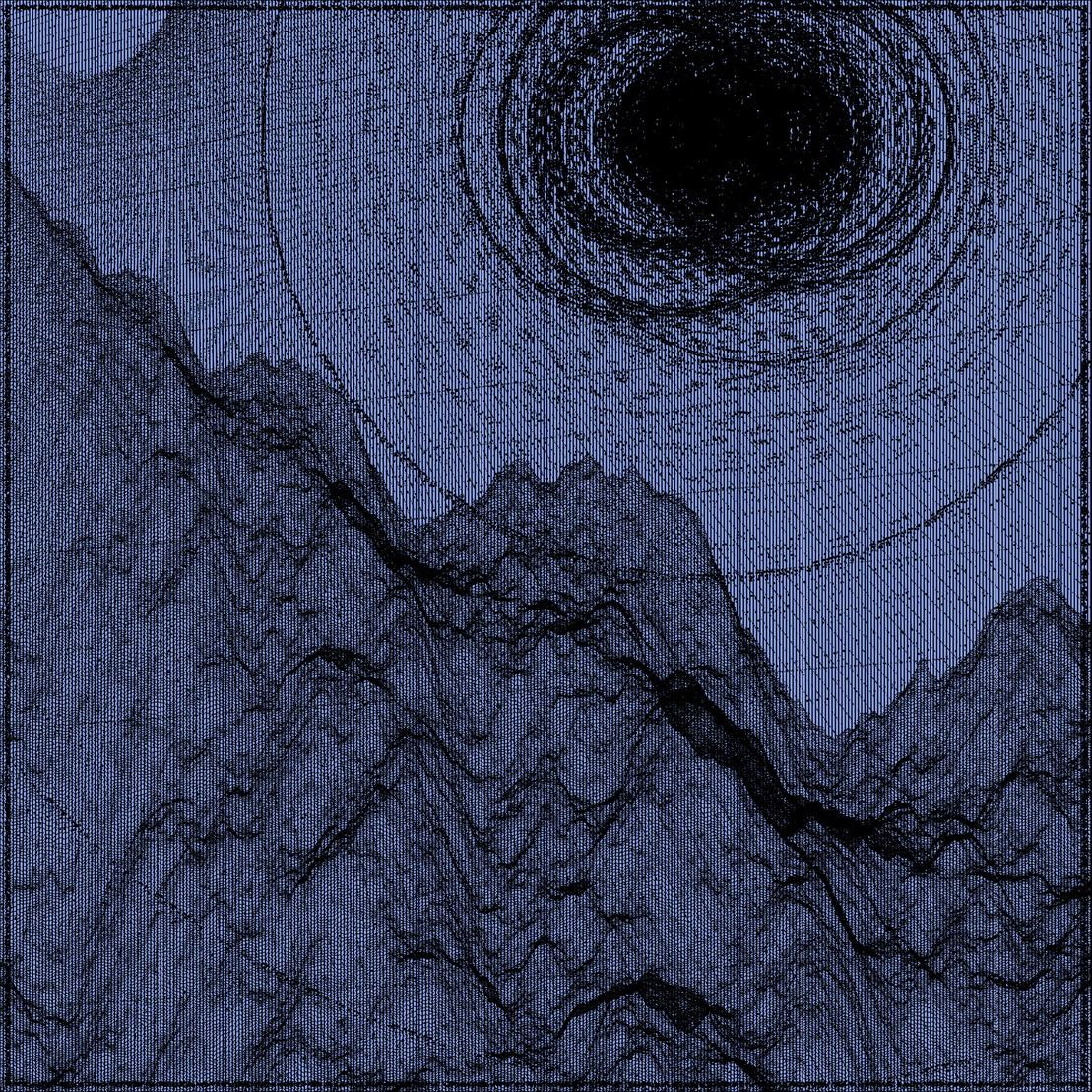 Surreal classic generative landscape #14