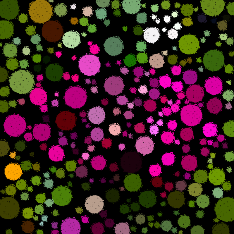 roughly packed flowers #51