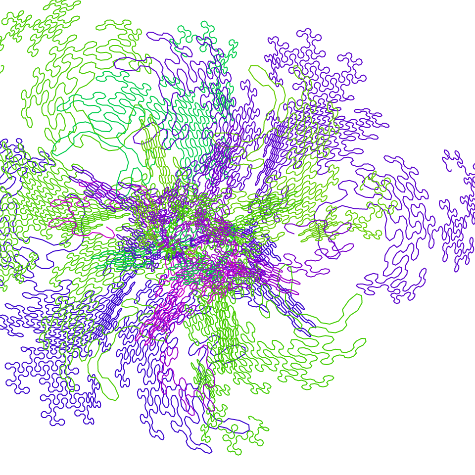 Dragon Curve Vortex #8