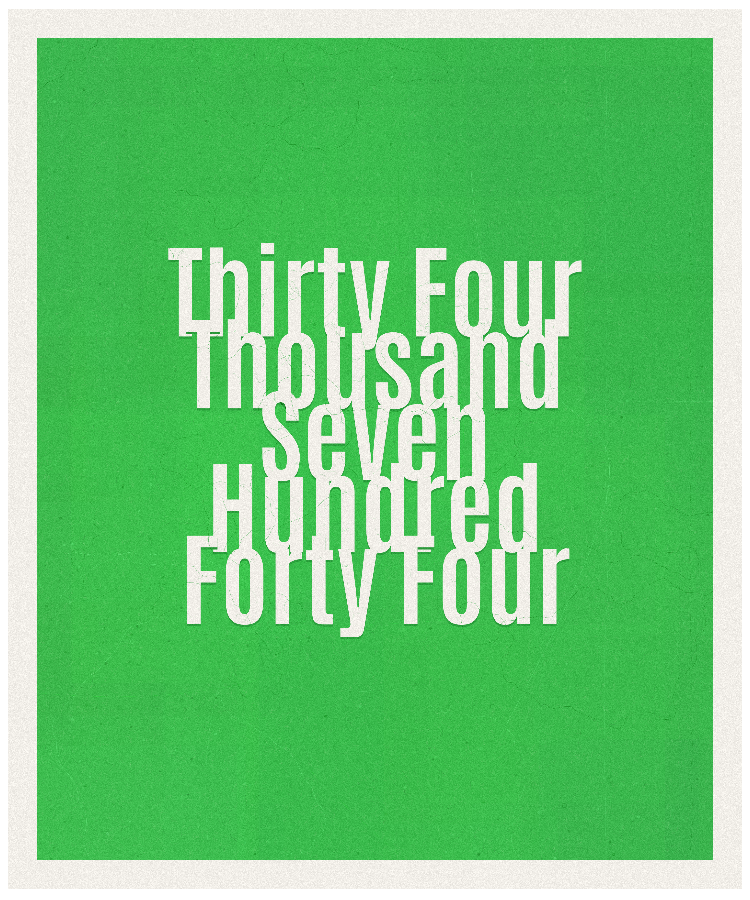 Count #34744