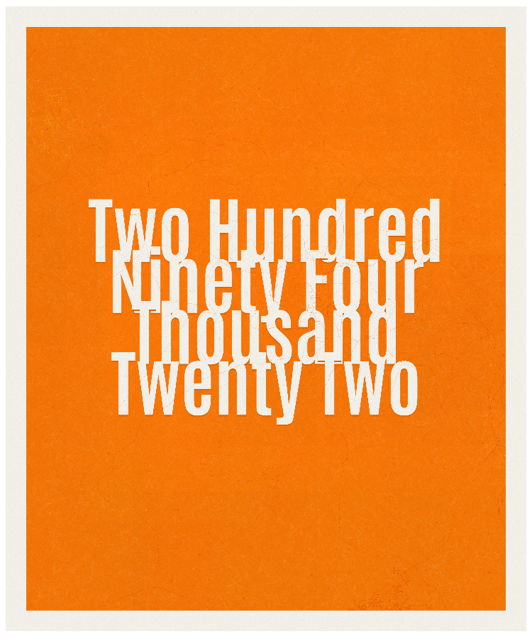 Count #294022