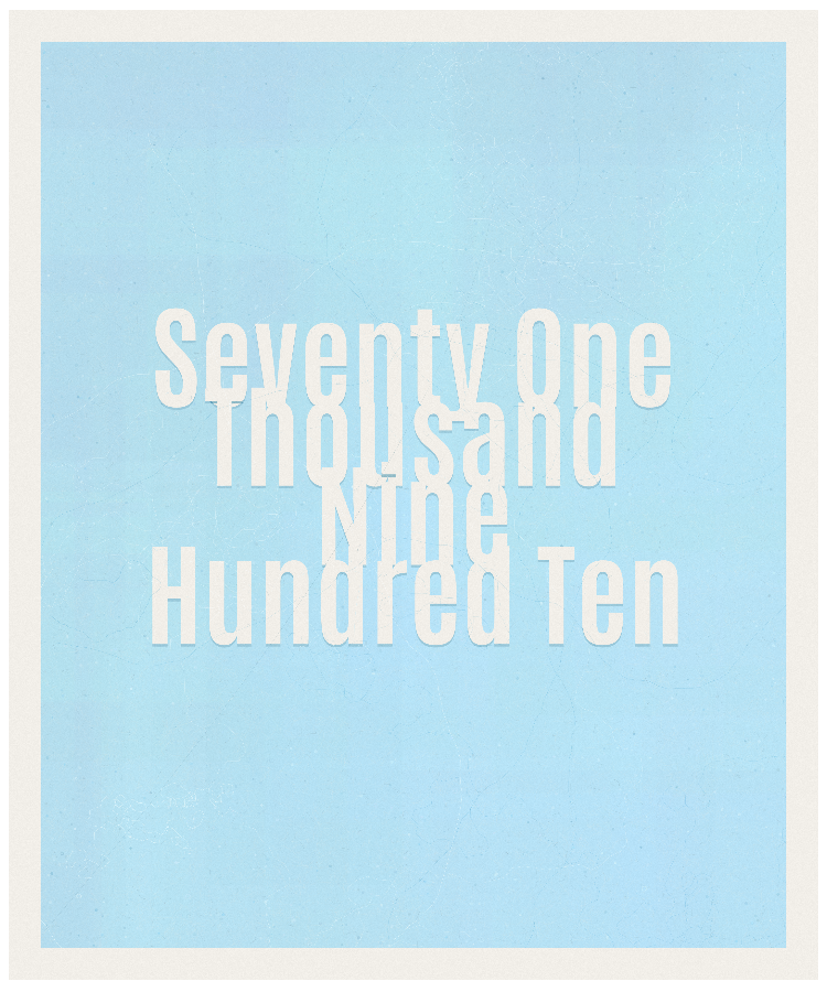 Count #71910