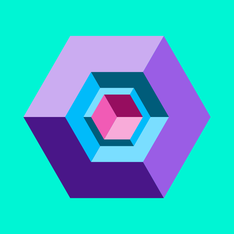 Hexagones - Art for Bots #13