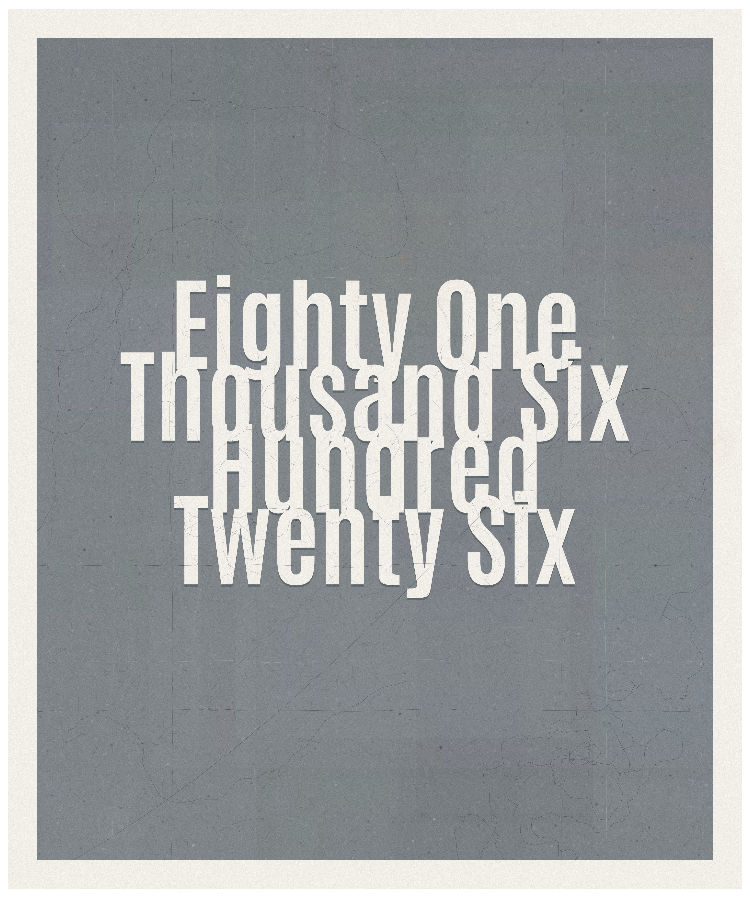 Count #81626