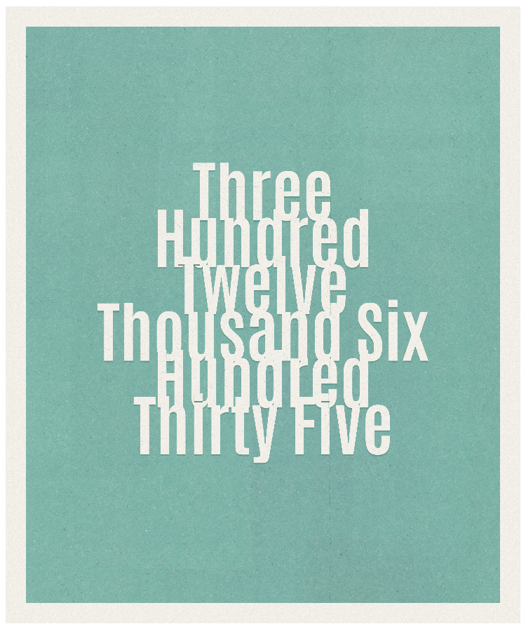 Count #312635
