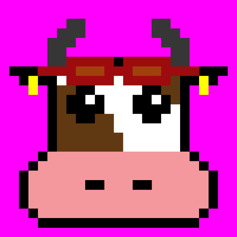 pixel cow #8