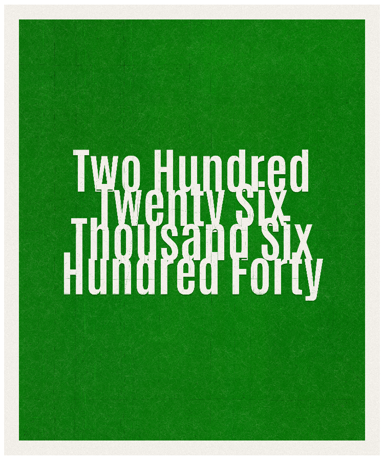 Count #226640