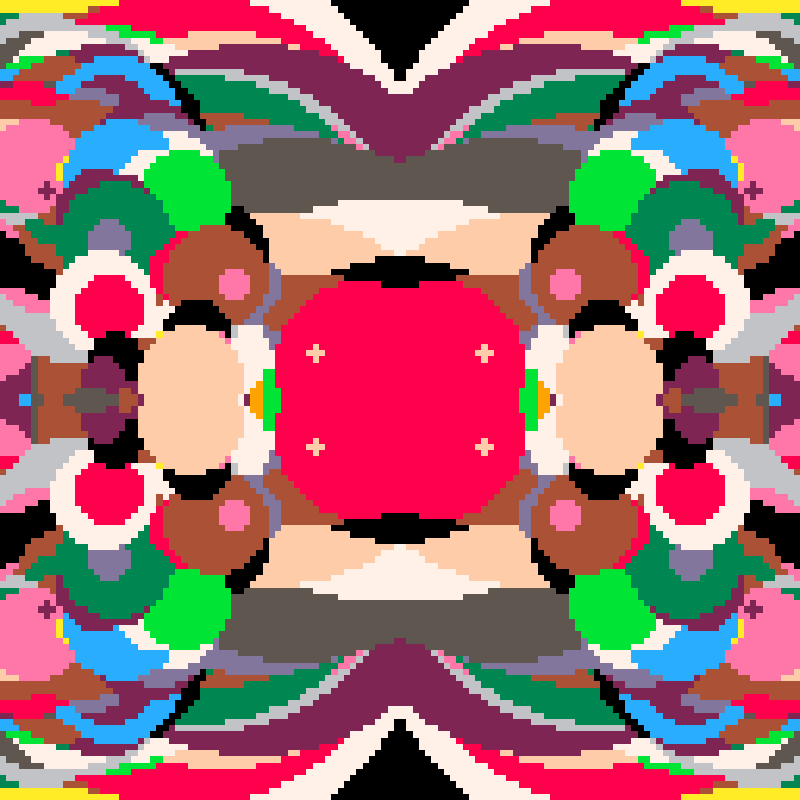 Rapid Psychedelic Inkblot Test Generator #22