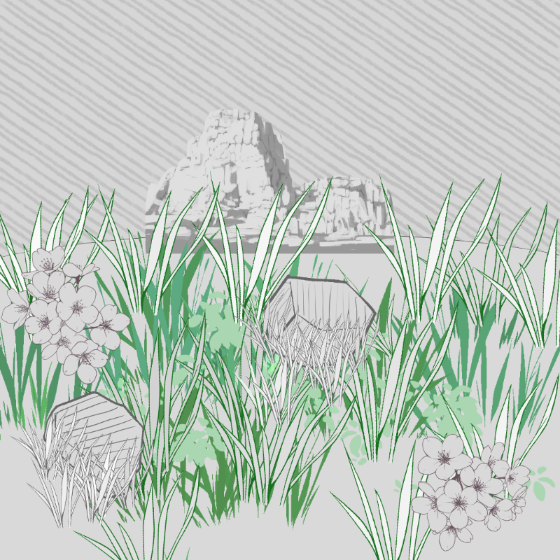 Wild Grass and Rubble #61