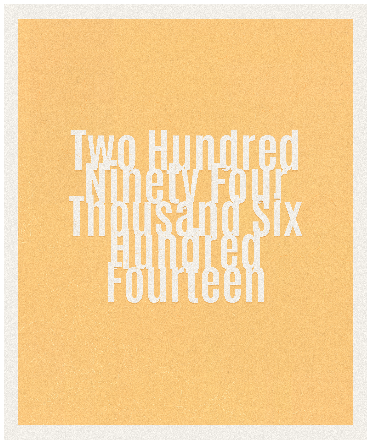 Count #294614