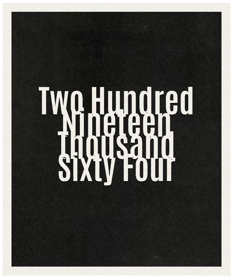 Count #219064