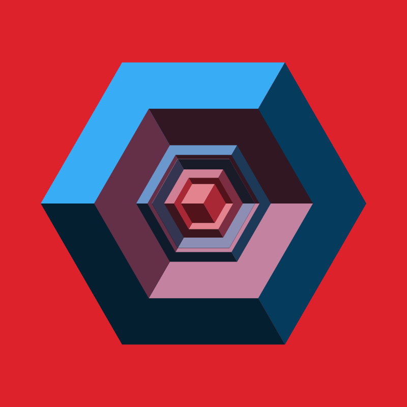 Hexagones - Art for Bots #25