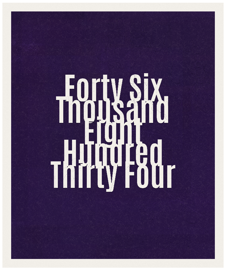 Count #46834