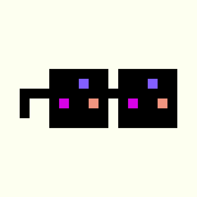 Coded Nouns Glasses #24