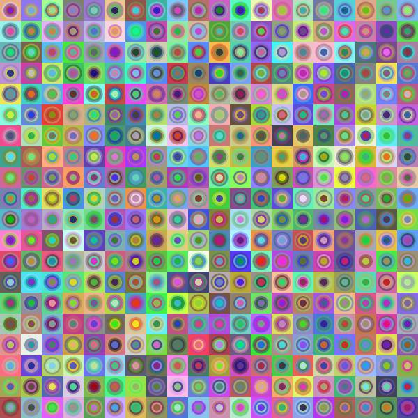 400 circles  #4