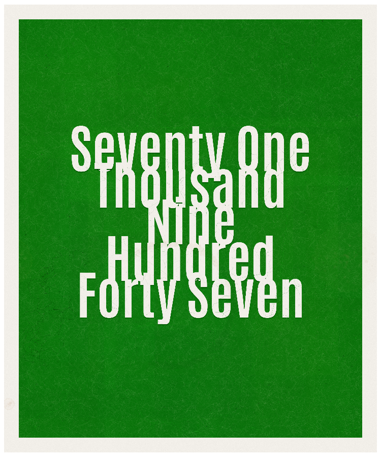 Count #71947
