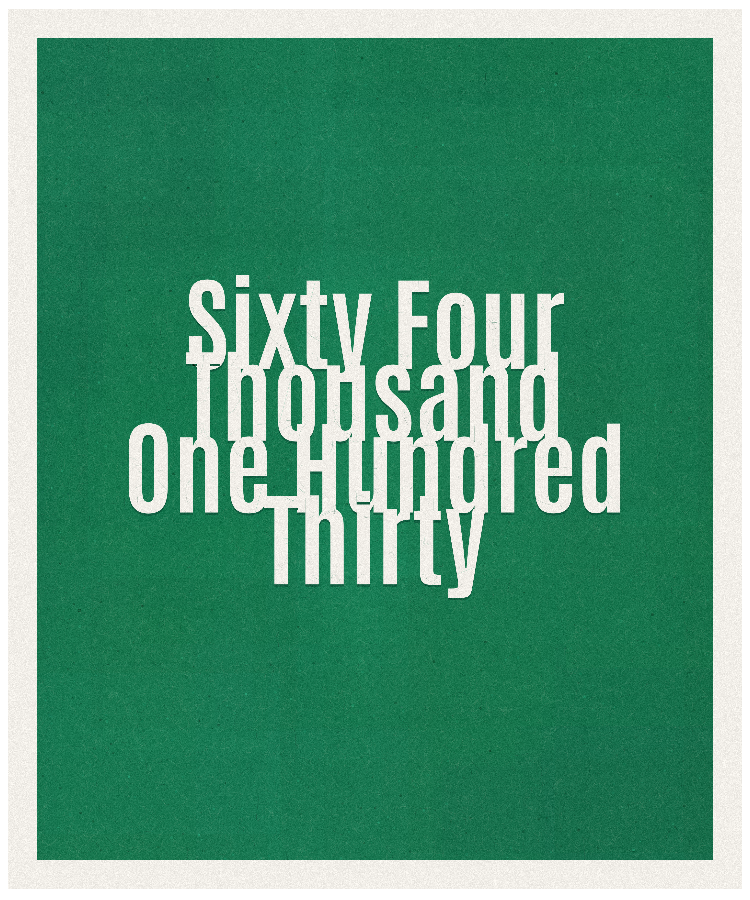 Count #64130