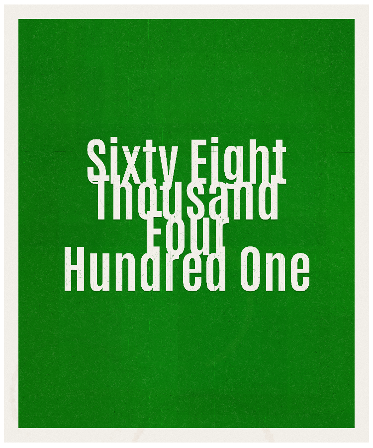 Count #68401