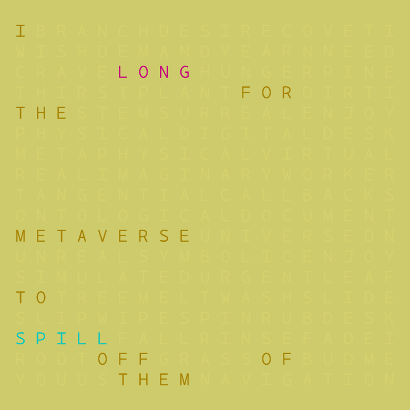 I wish for the metaverse ... #10