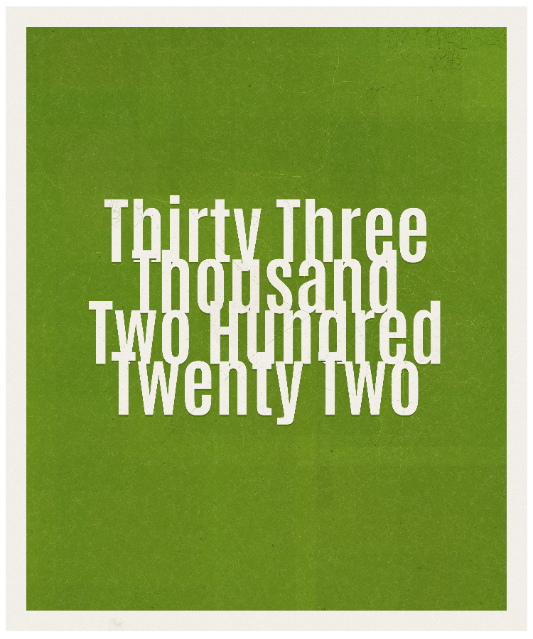 Count #33222