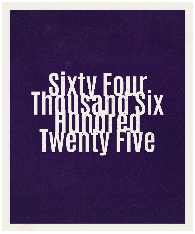 Count #64625