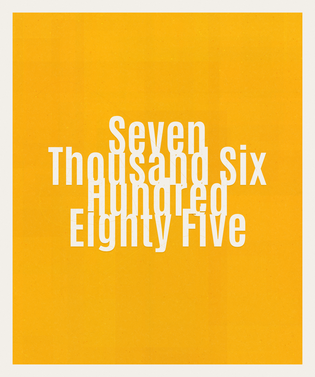 Count #7685