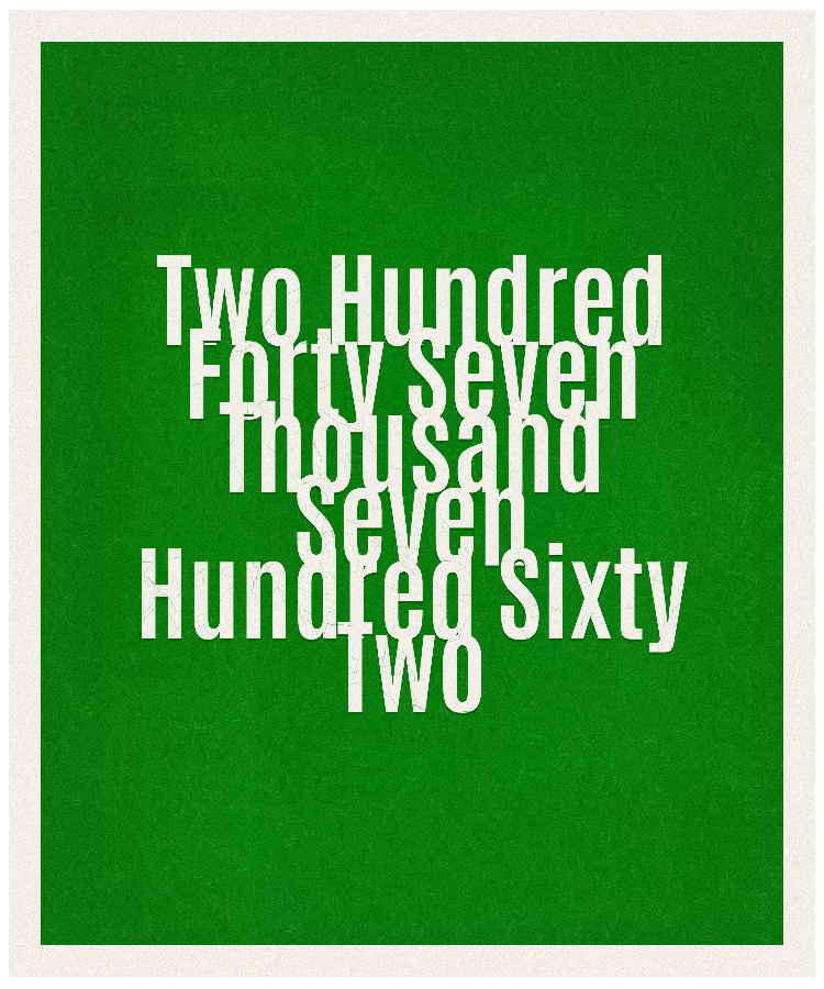 Count #247762