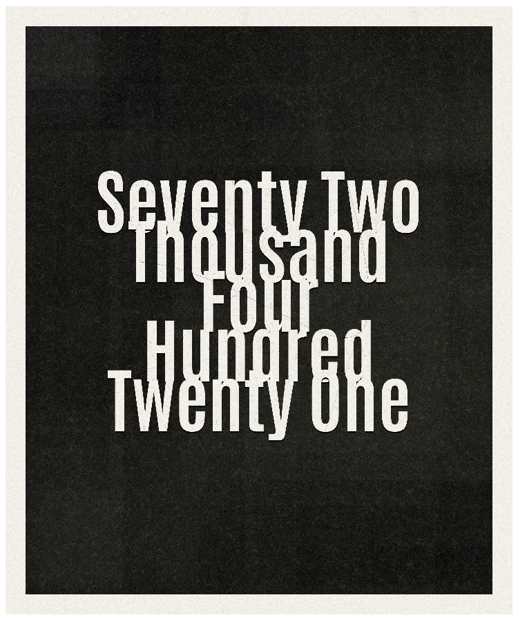 Count #72421