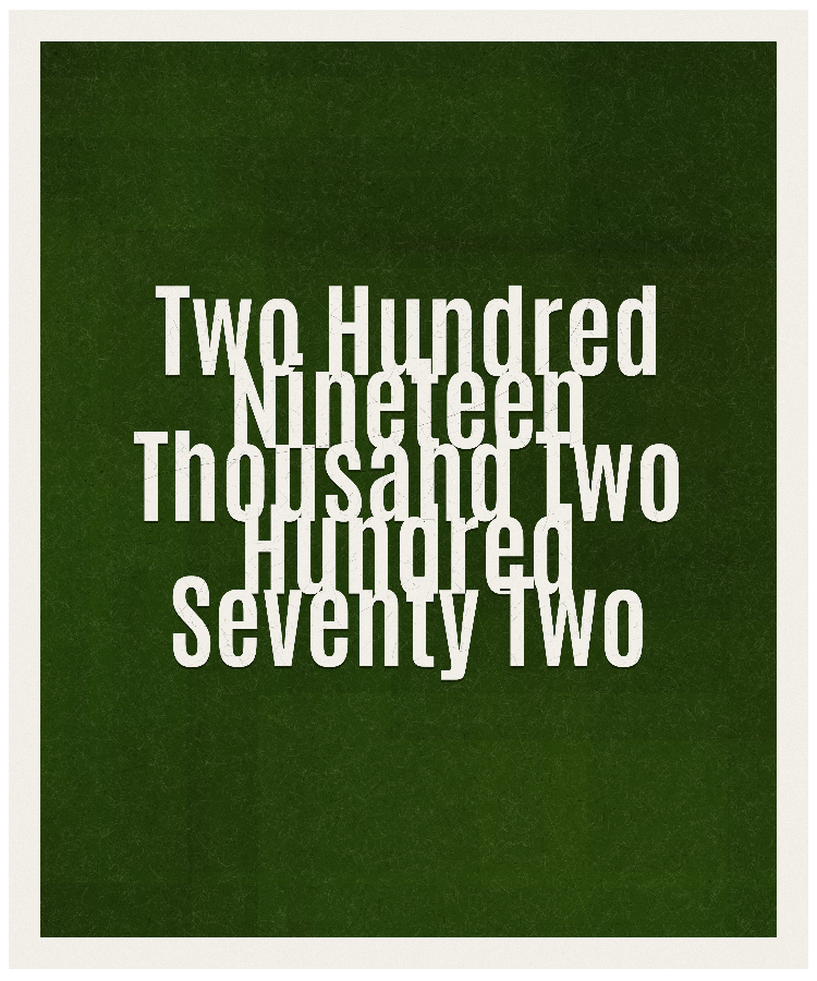 Count #219272