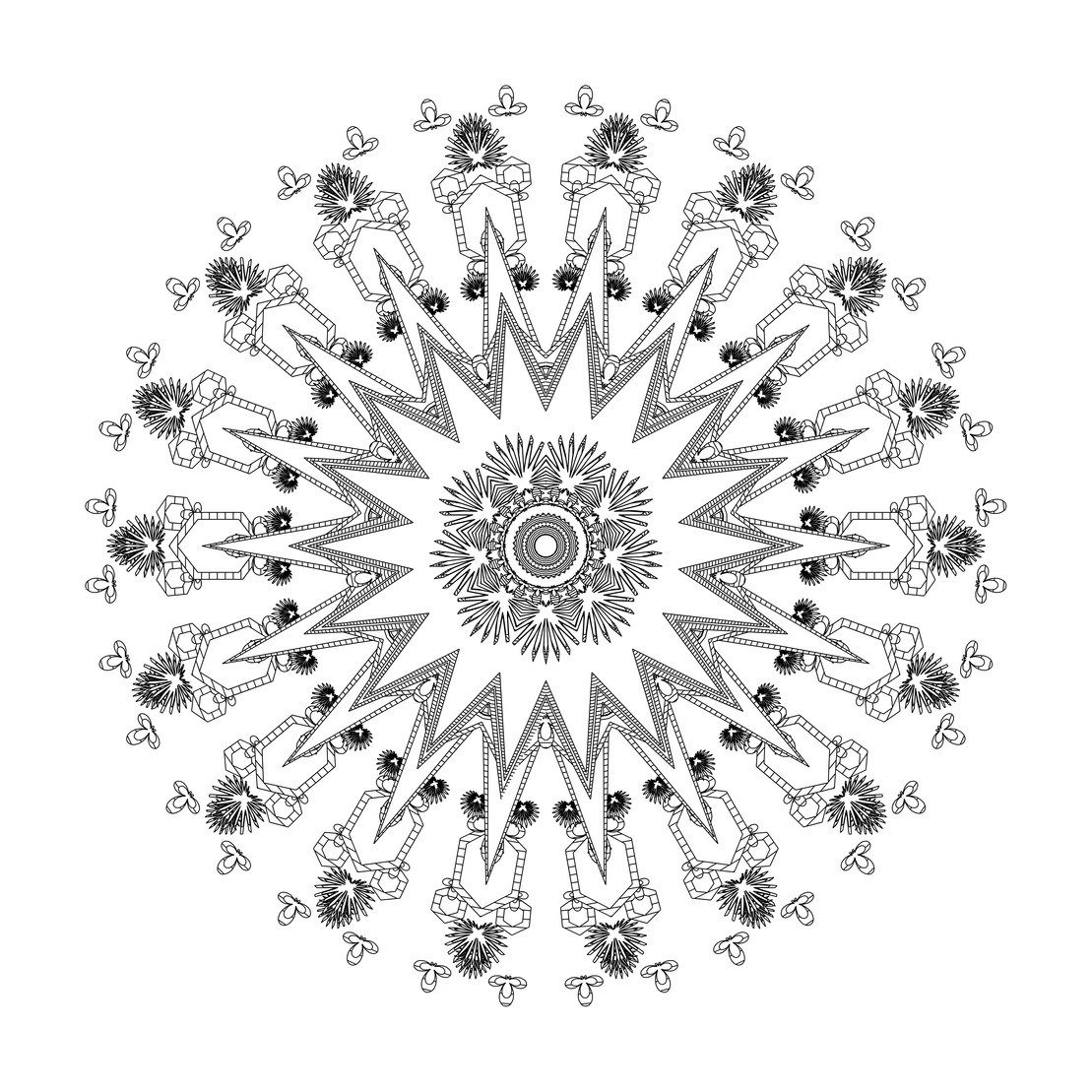 LL21 Mandala #1000