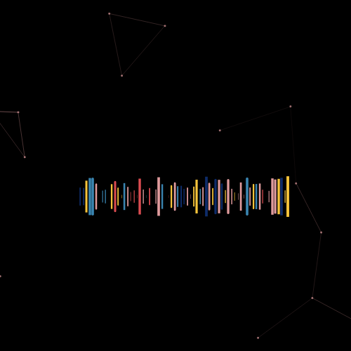 Constellation of particles in Space Sound #14