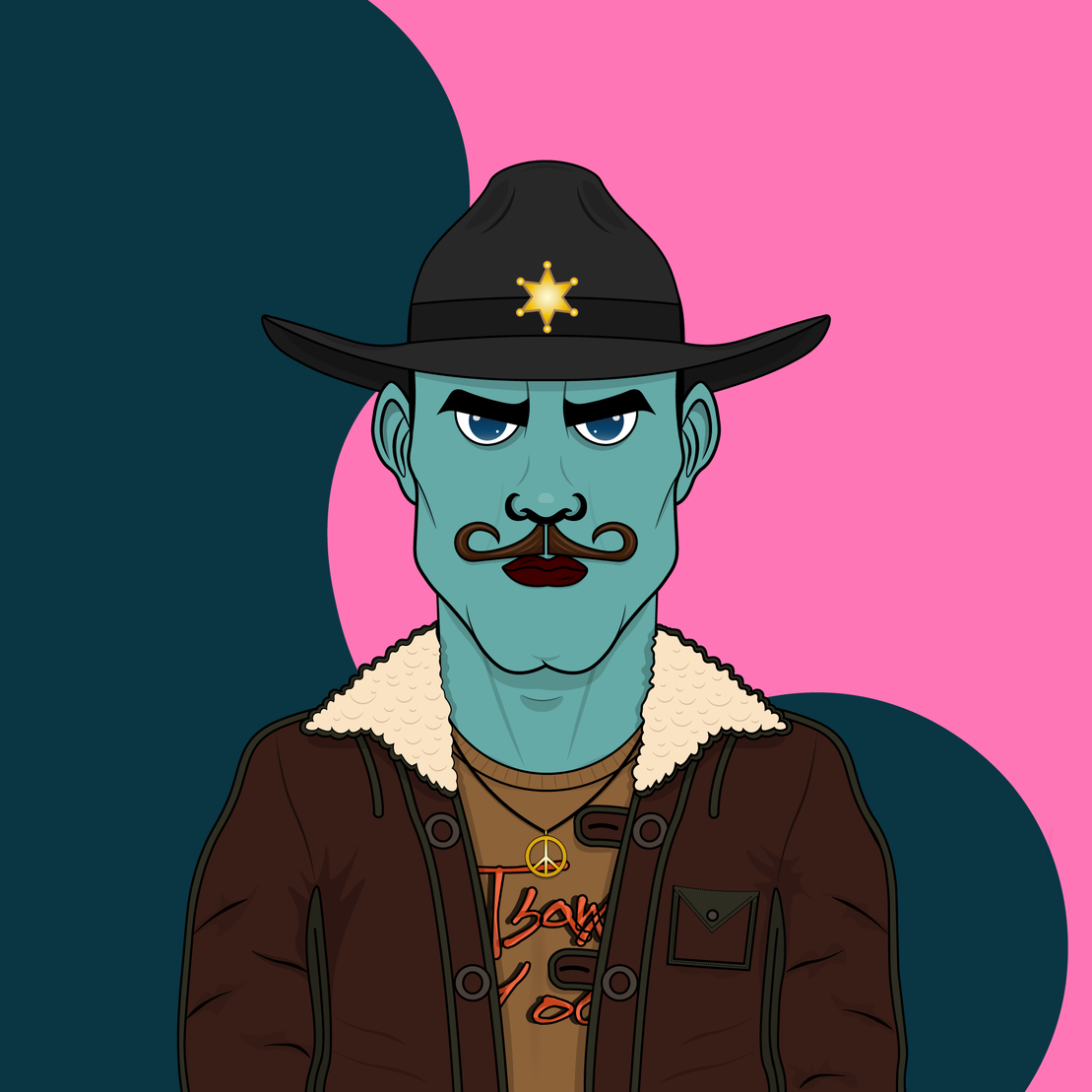 Mustachioed #84