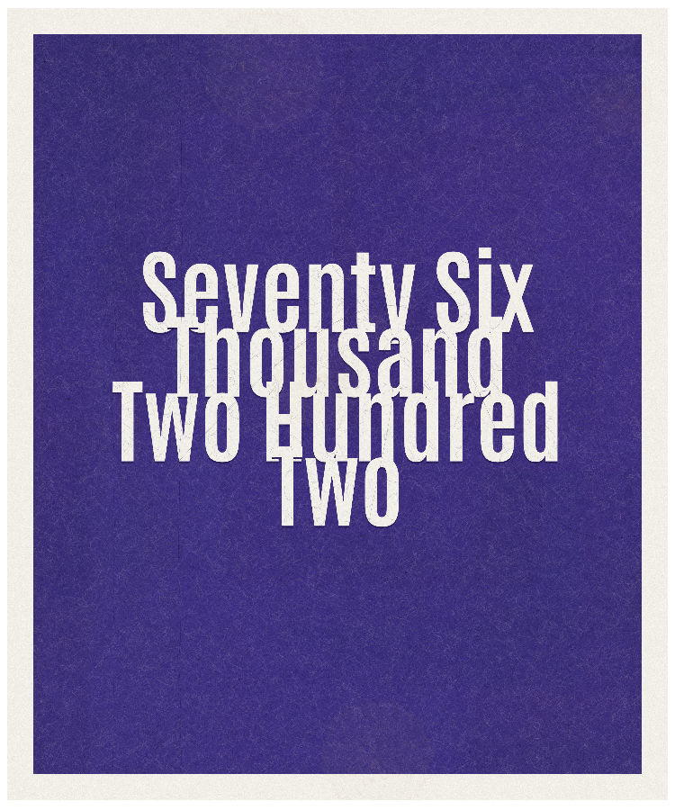 Count #76202