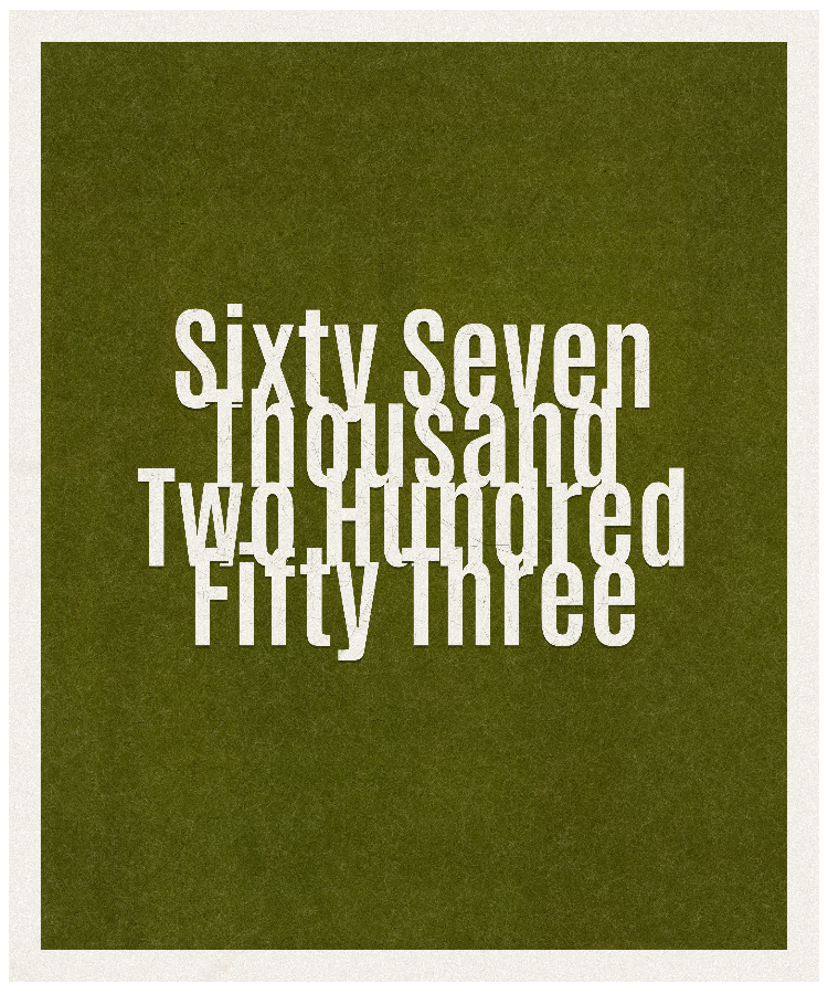 Count #67253