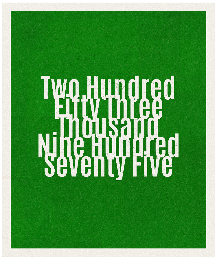 Count #253975