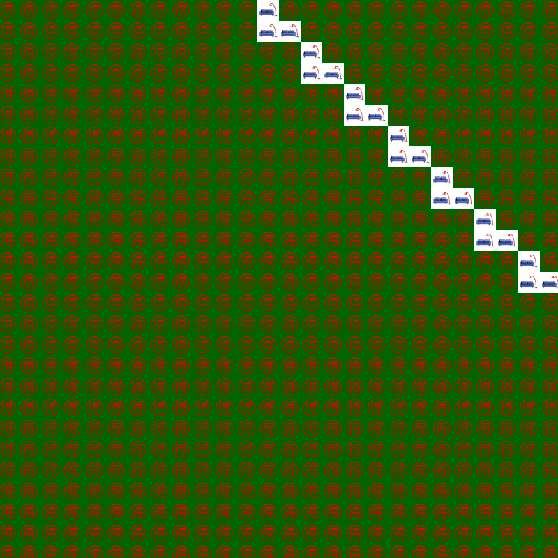 Elementary Cellular Emoji Automata #334