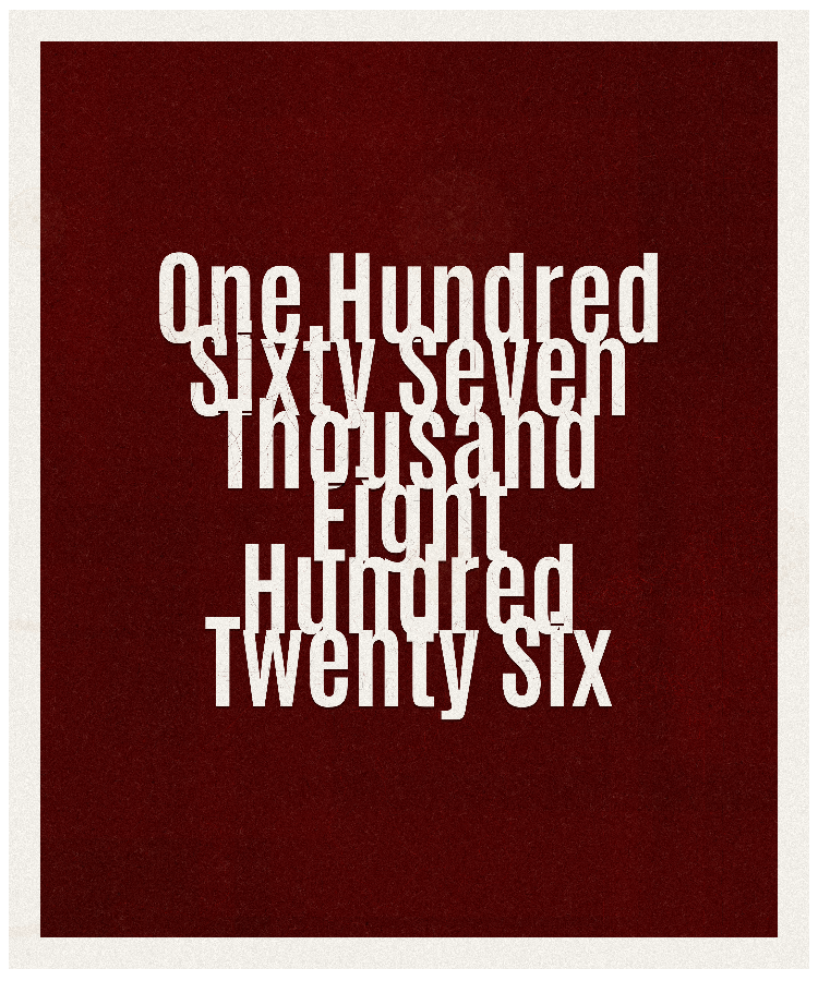 Count #167826