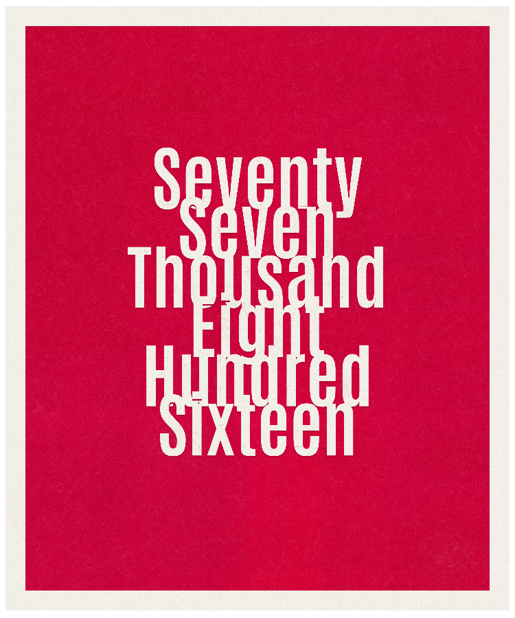 Count #77816