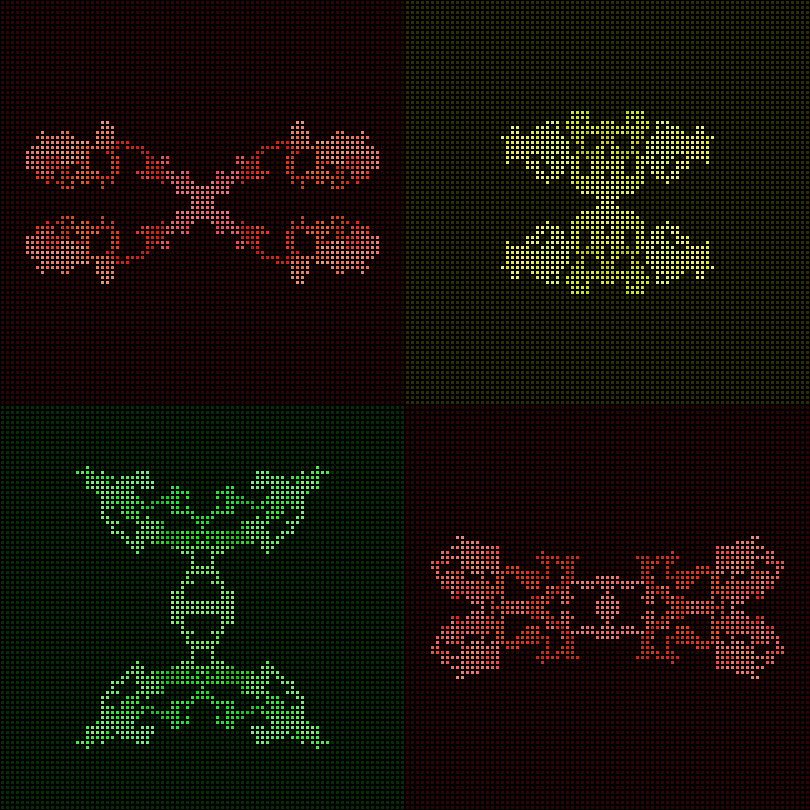 Dither Creatures 2x2 #27